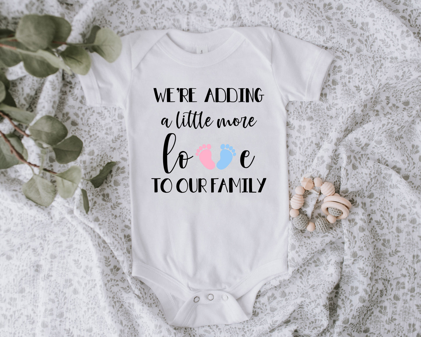 Adding A Little More Love Onesie