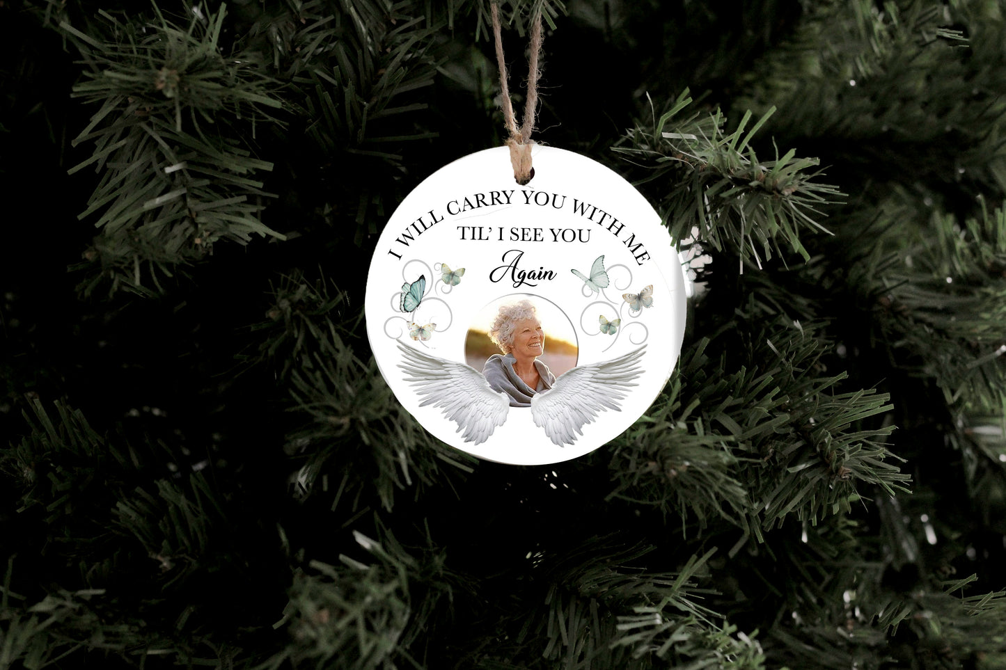 Memorial Angel Wings Ornament