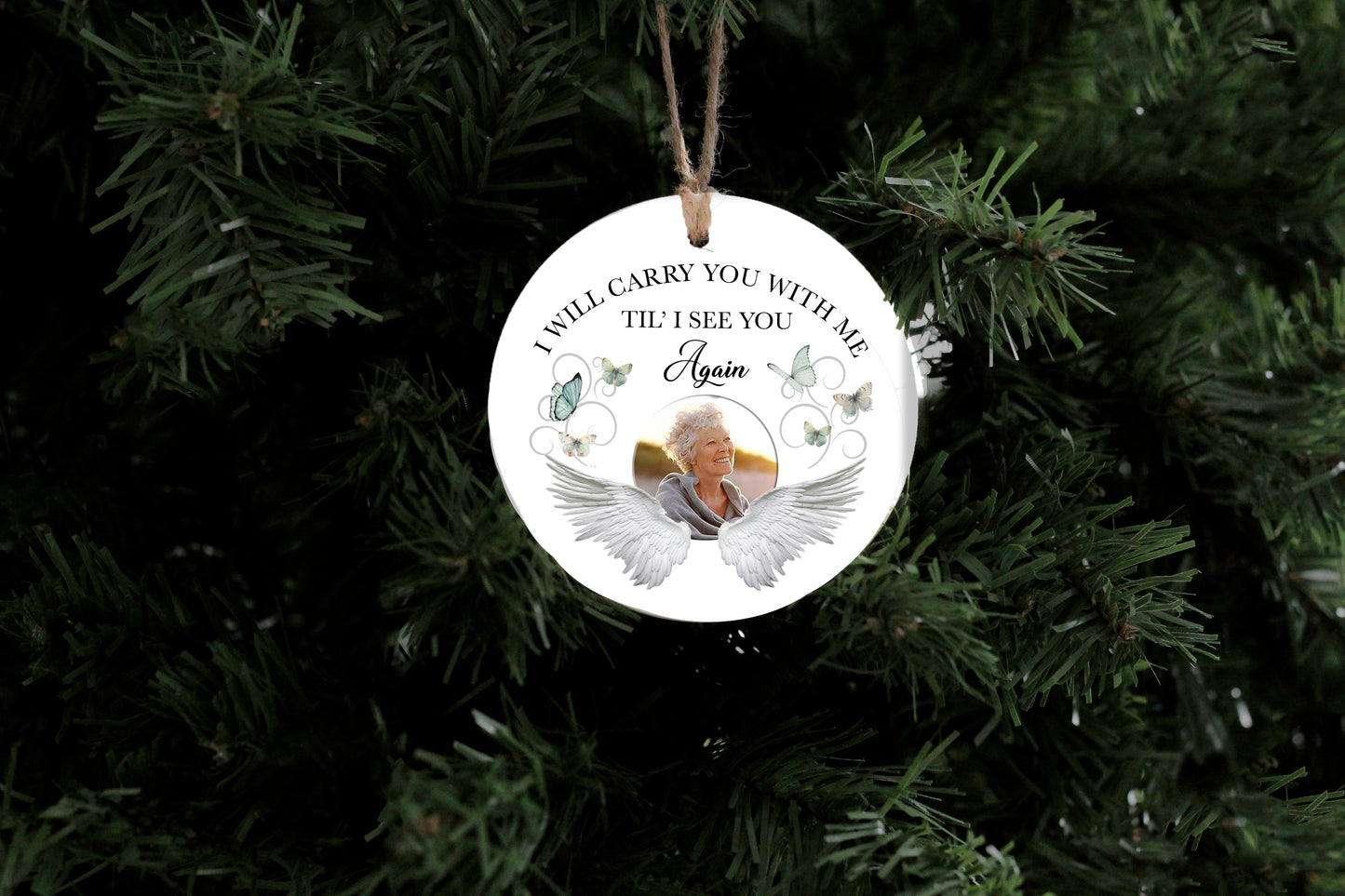 Memorial Angel Wings Ornament