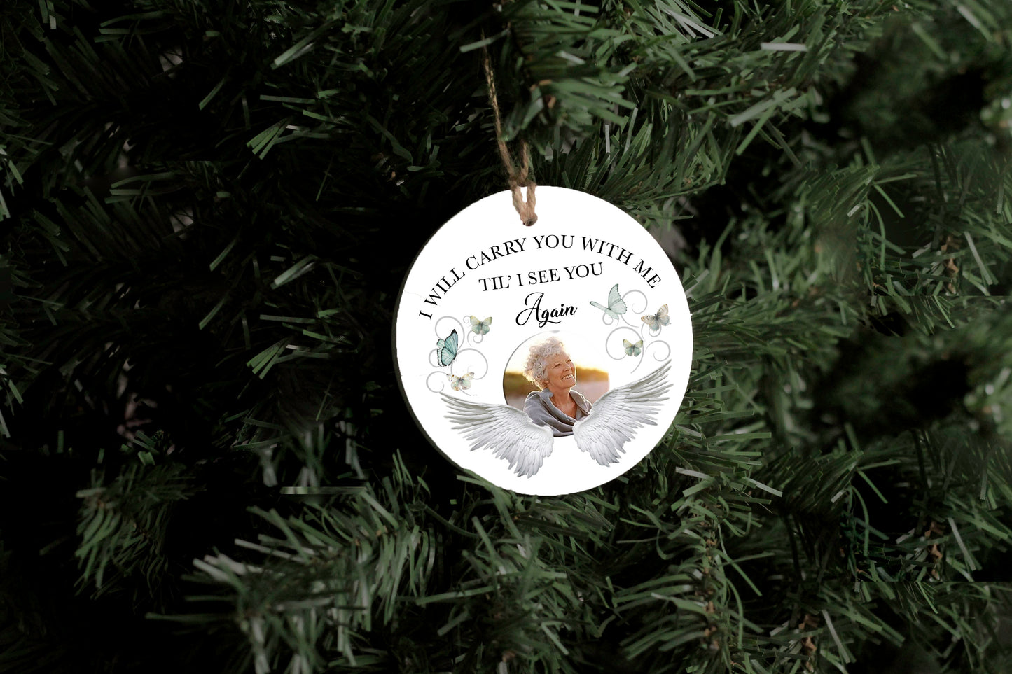 Memorial Angel Wings Ornament