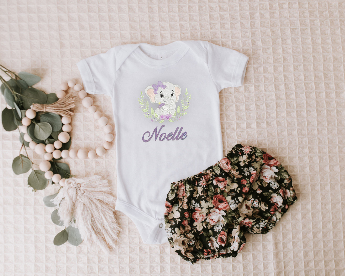 Animal Embroidered Onesie/Toddler T-Shirt