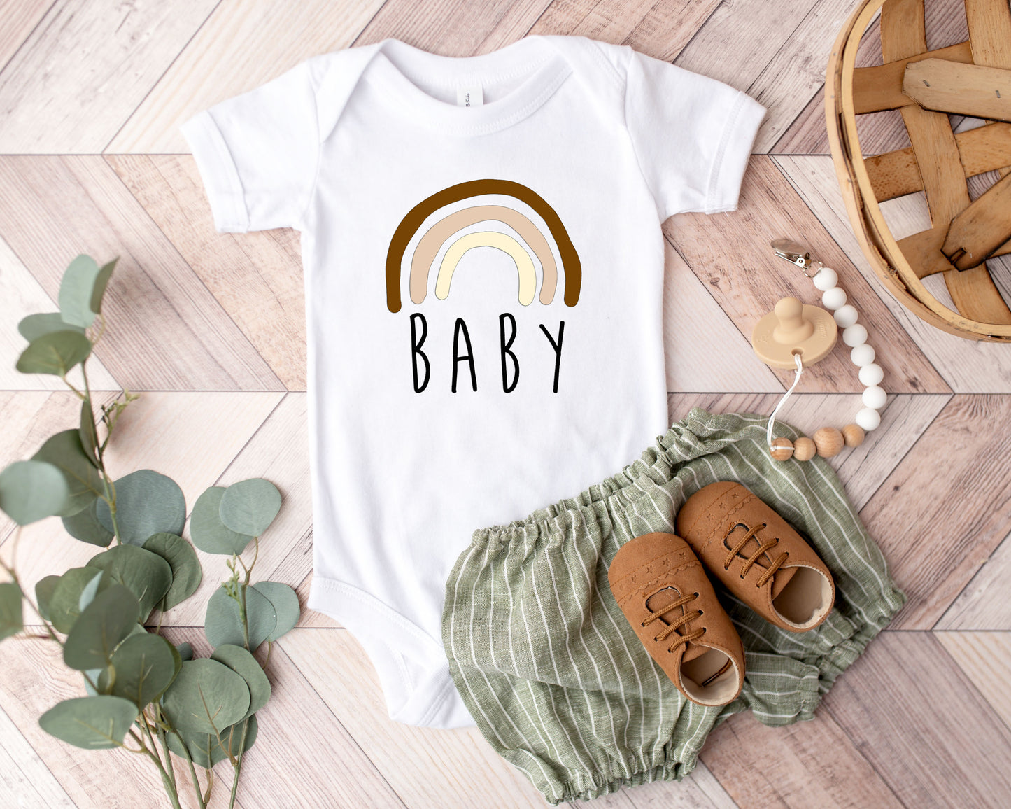 Rainbow Baby Onesie