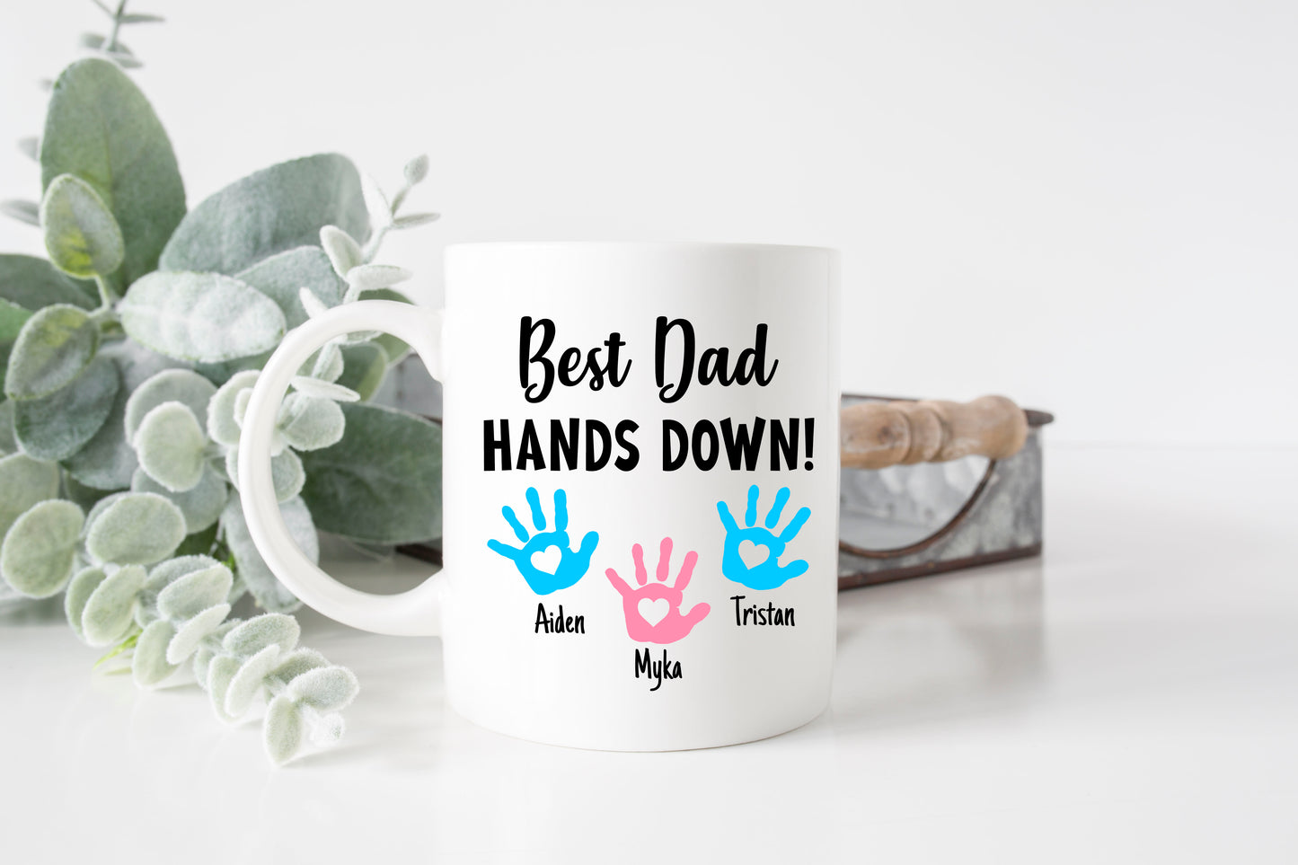 Best Dad Hands Down Mug