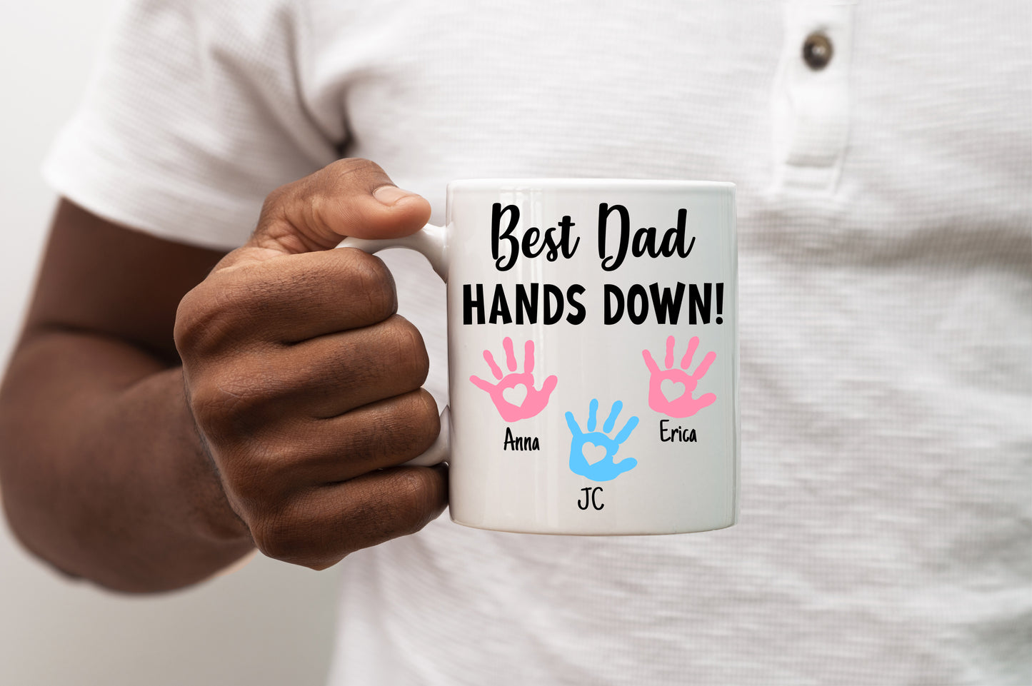 Best Dad Hands Down Mug