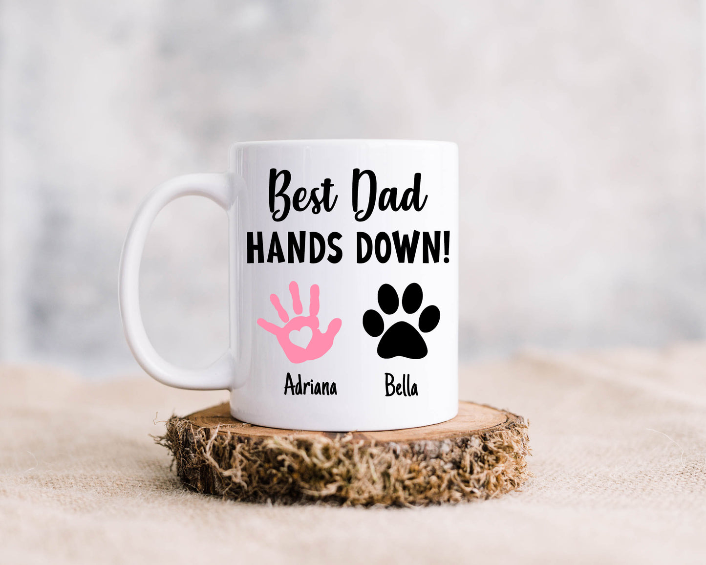 Best Dad Hands Down Mug