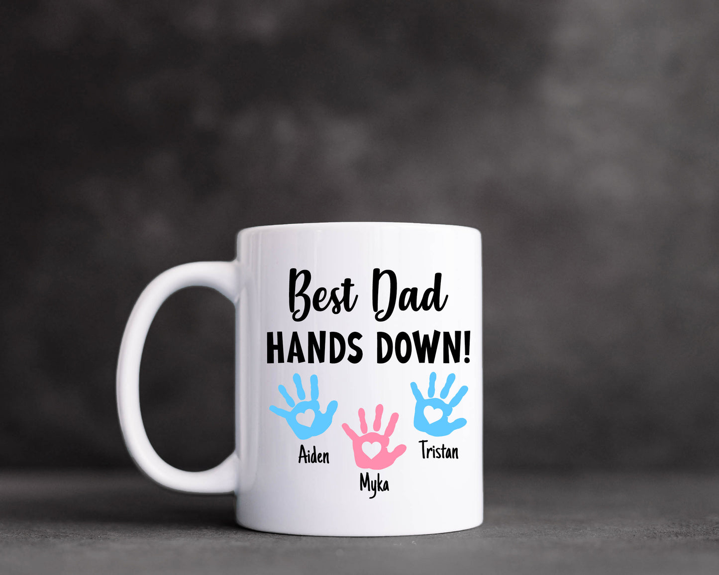 Best Dad Hands Down Mug