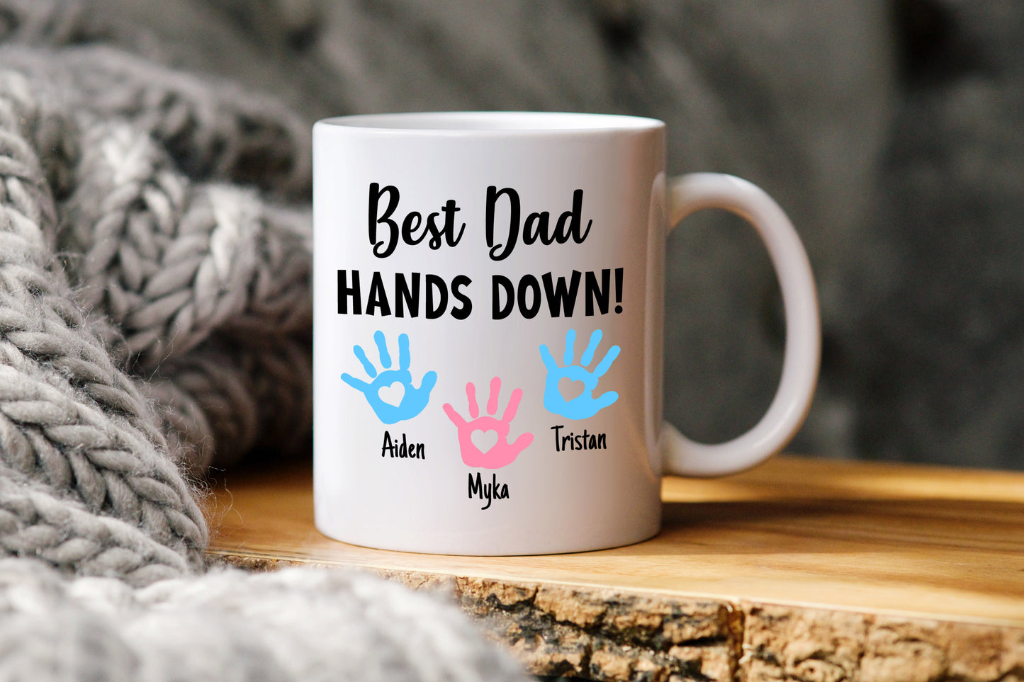 Best Dad Hands Down Mug