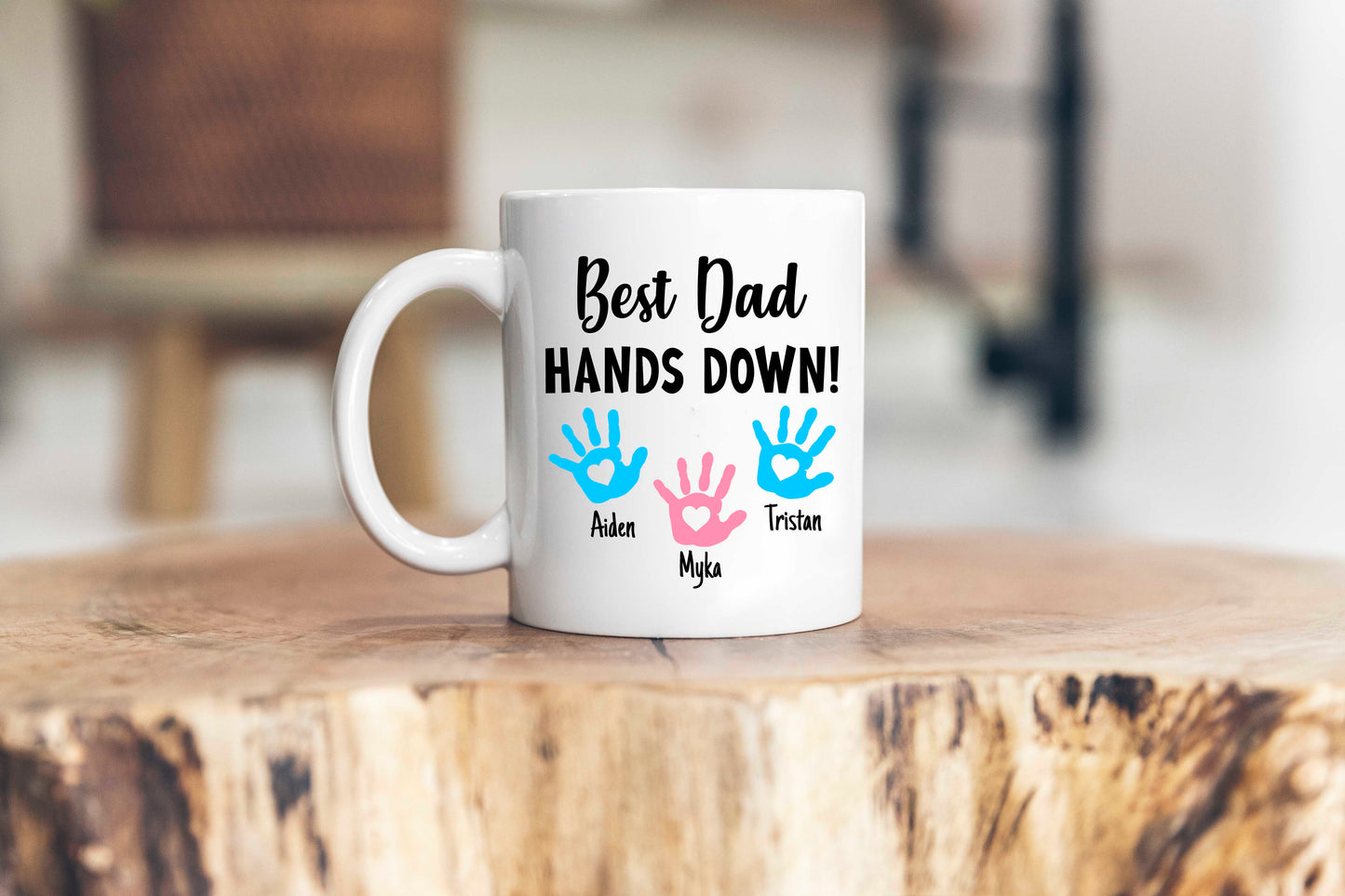 Best Dad Hands Down Mug