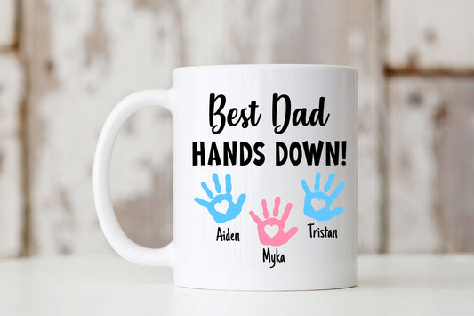 Best Dad Hands Down Mug