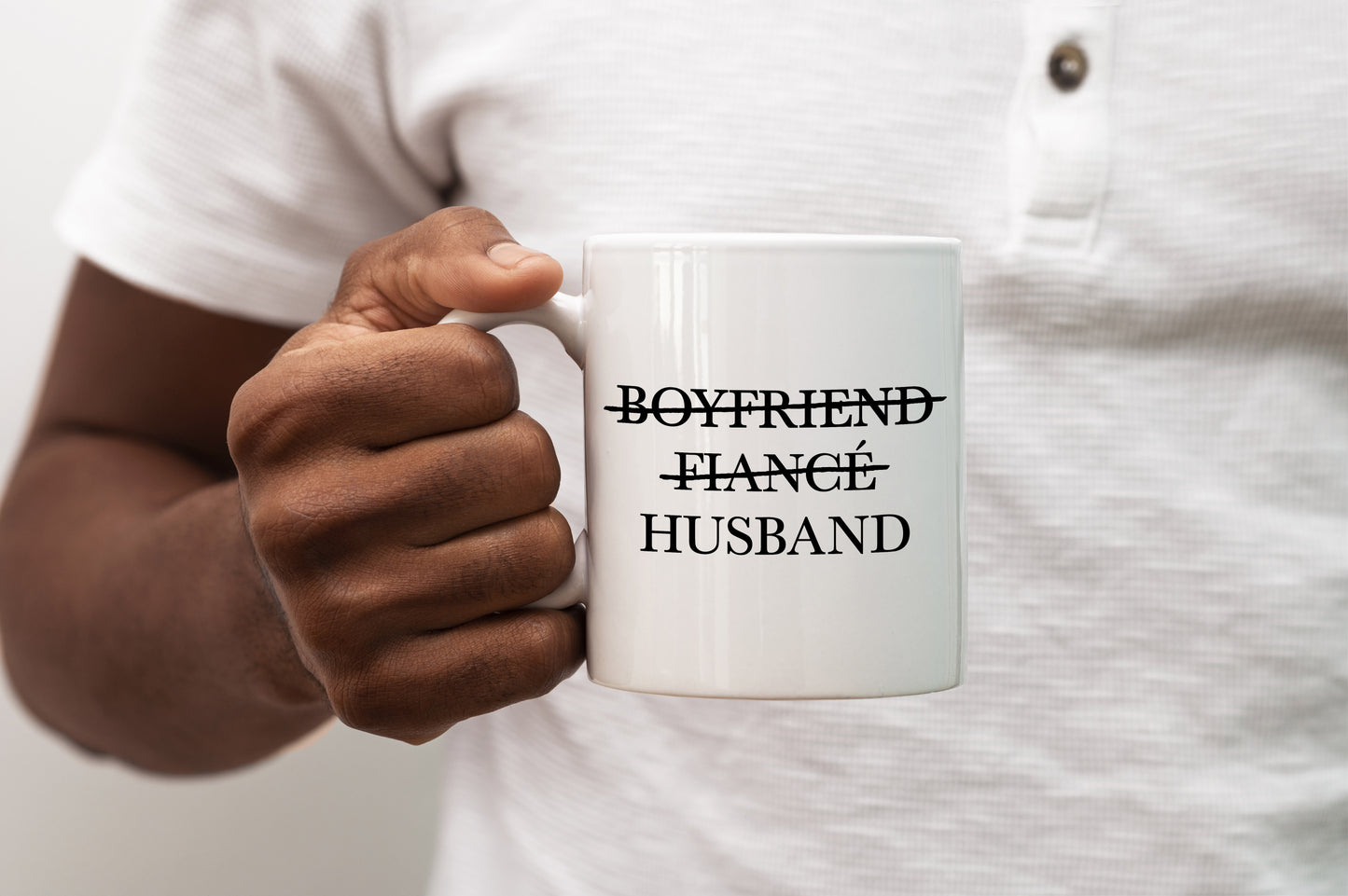 Boyfriend to Husband Mug