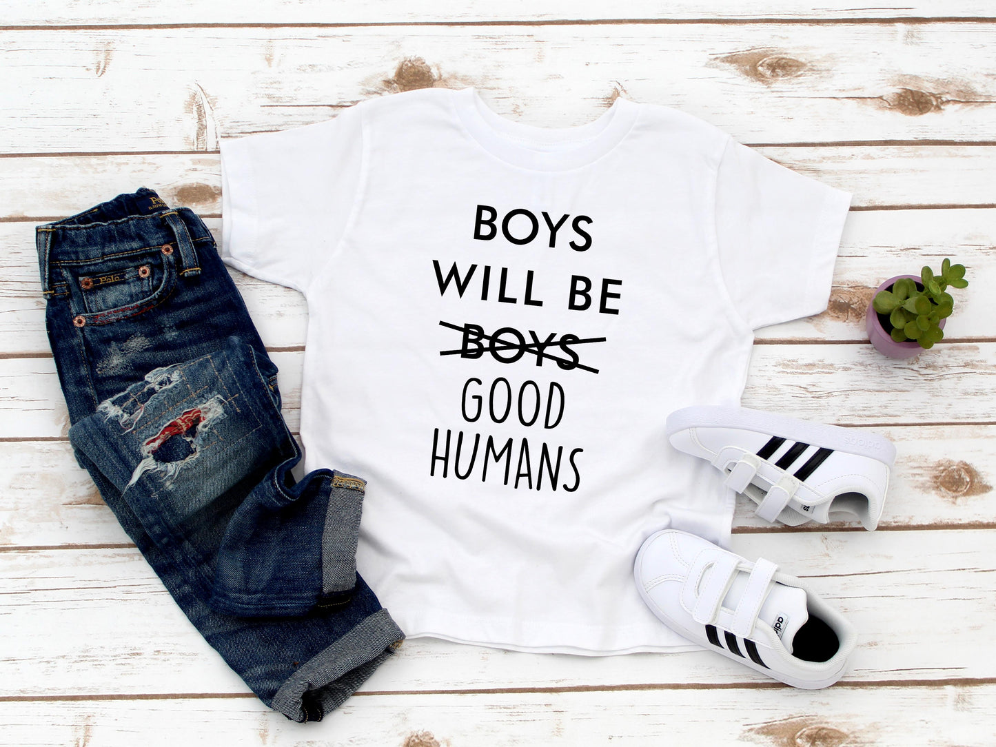 Boys Will Be Good Humans Onesie/Shirt