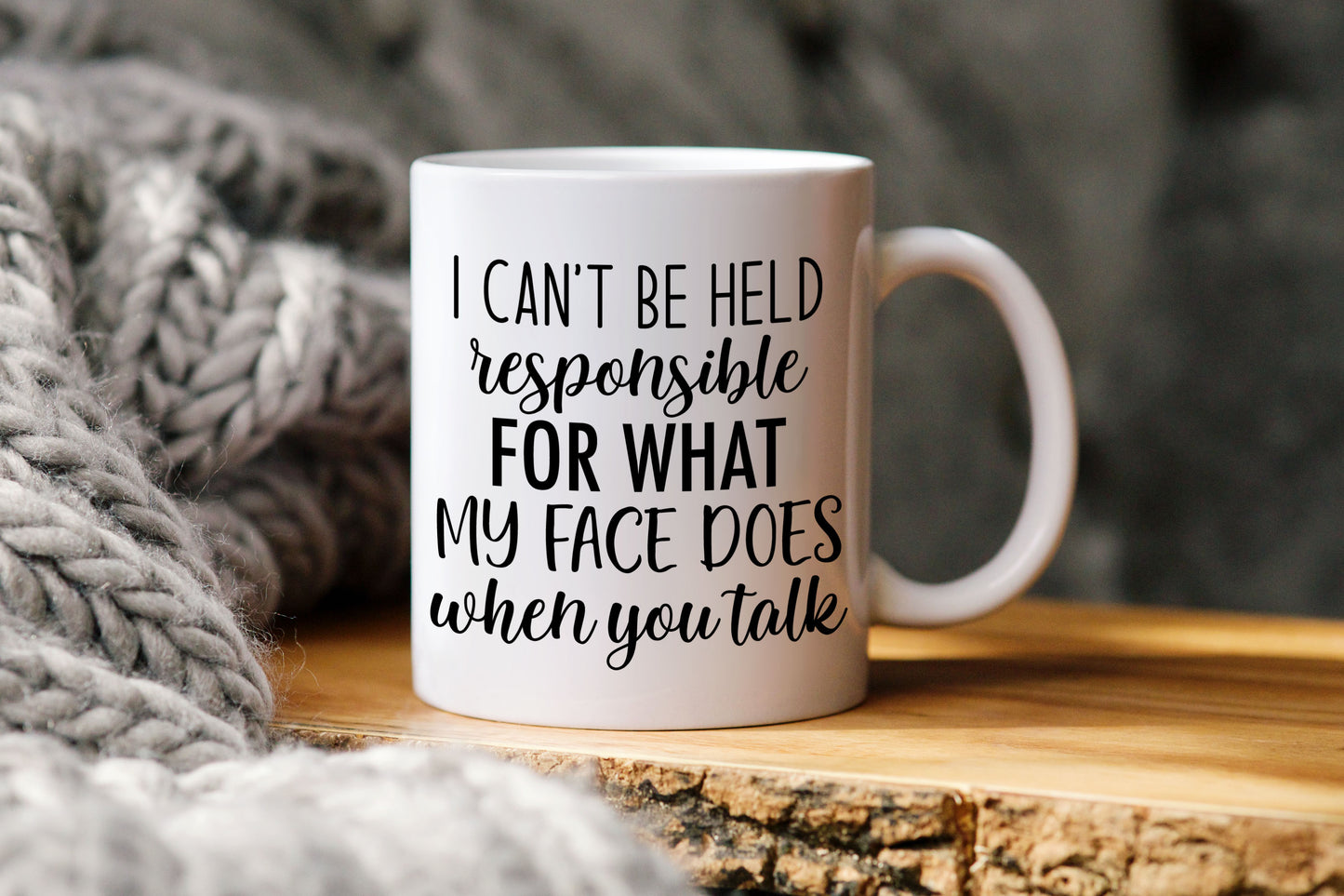 I Can't Be Held Responsible Mug