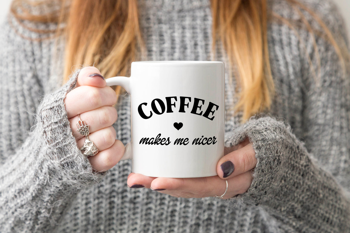 Coffee Makes Me Nicer Mug