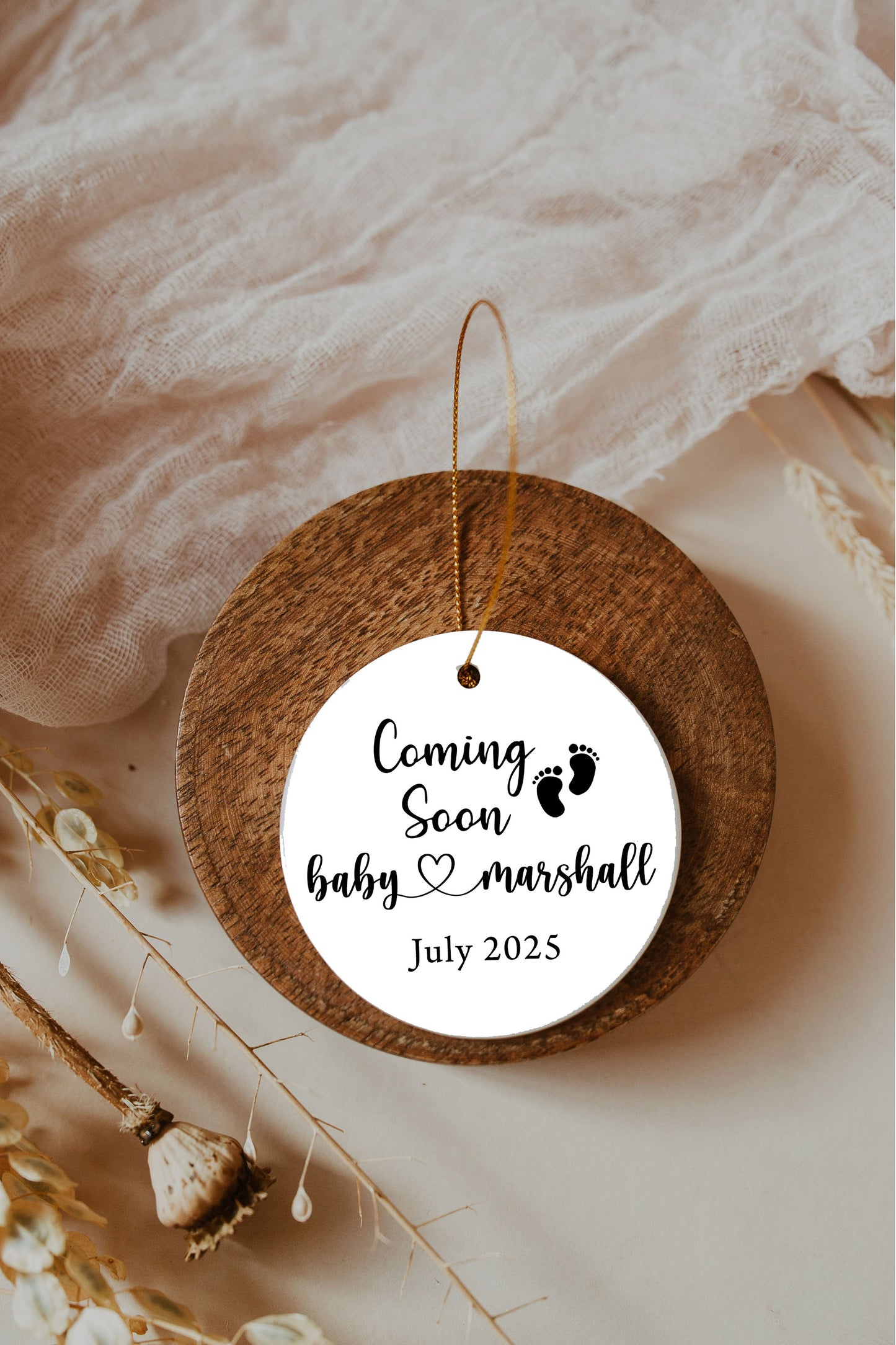 Baby Coming Soon Ornament