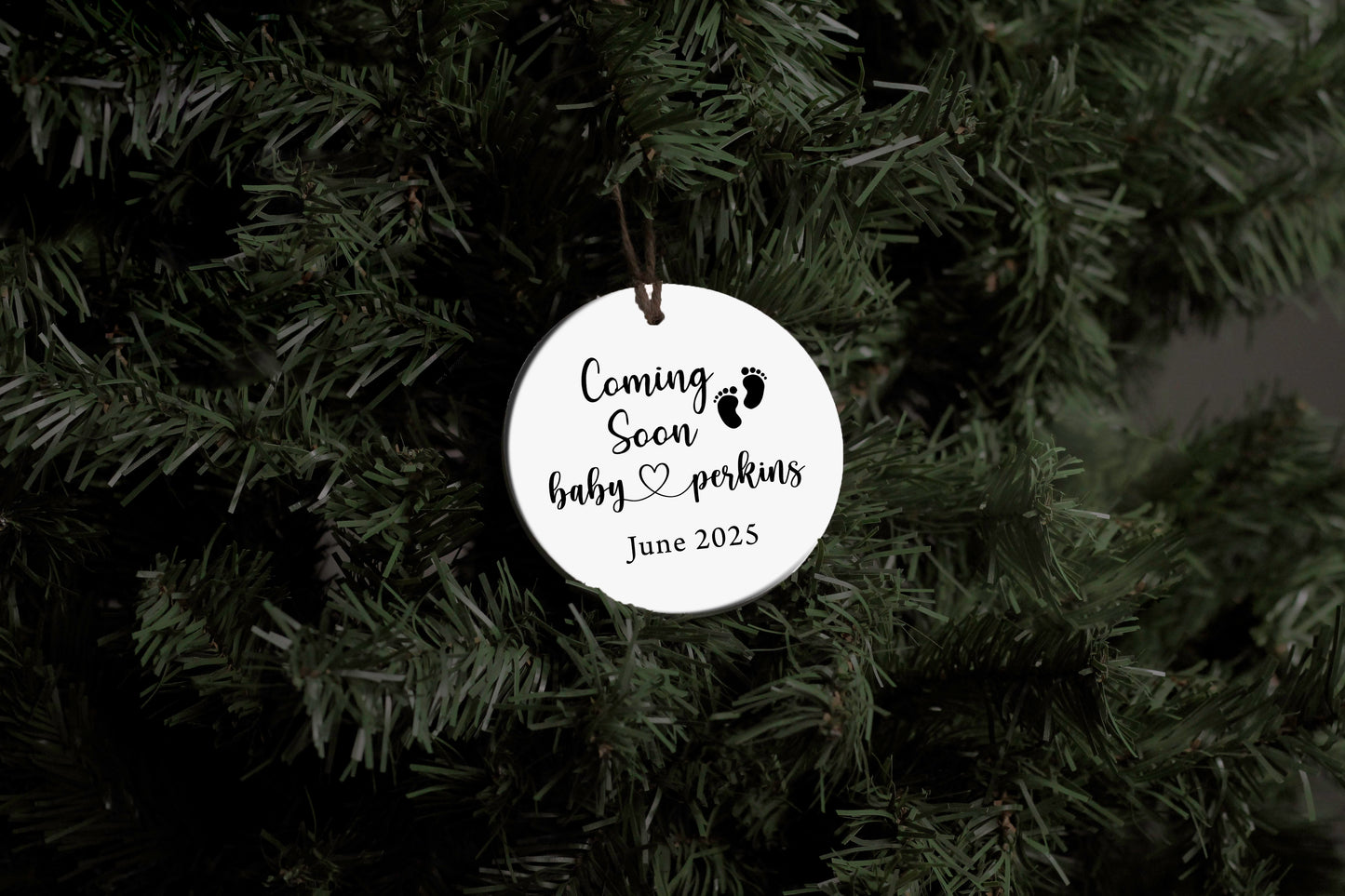 Baby Coming Soon Ornament