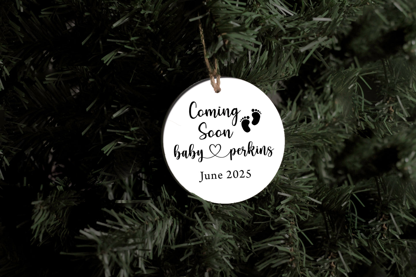 Baby Coming Soon Ornament