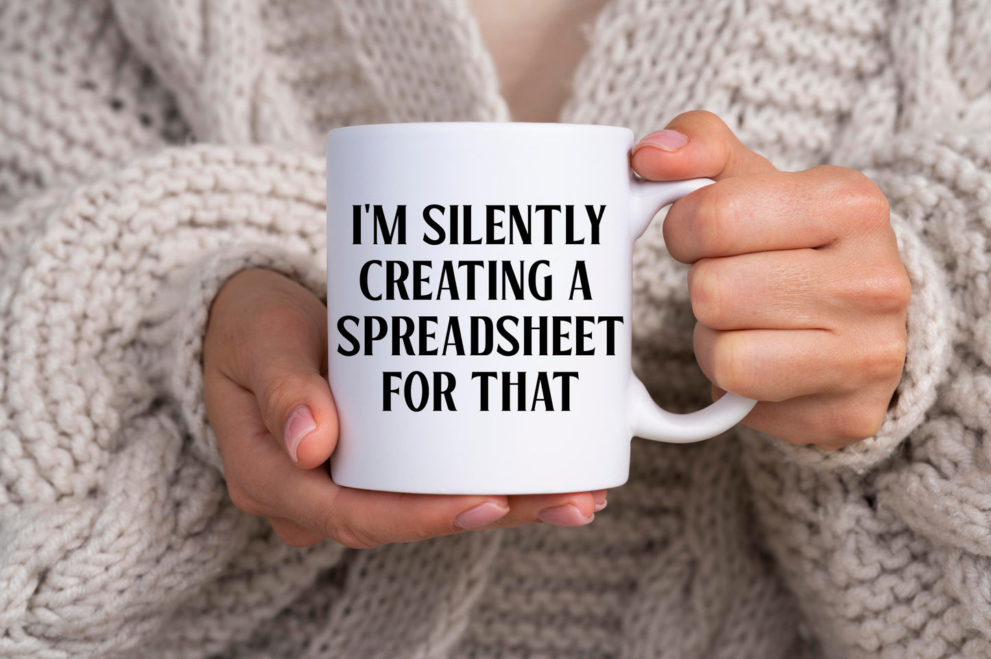 Creating a Spreadsheet Mug