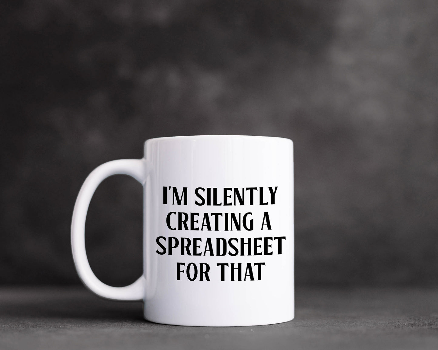 Creating a Spreadsheet Mug