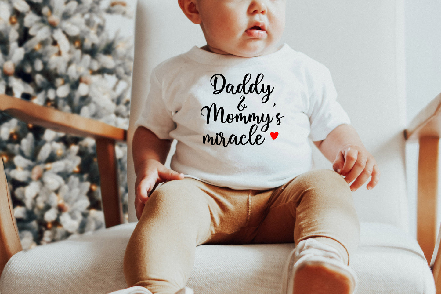 Daddy and Mommy's Miracle Onesie