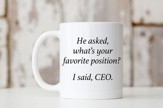 Favorite Position Mug