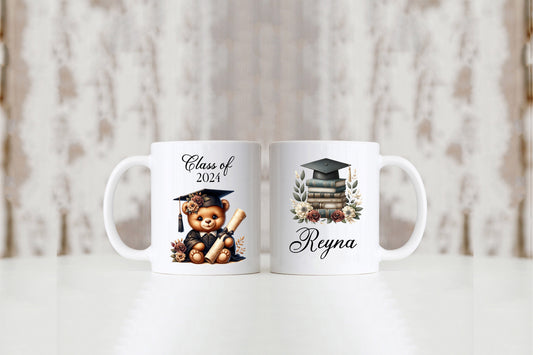 Graduation Teddy Mug