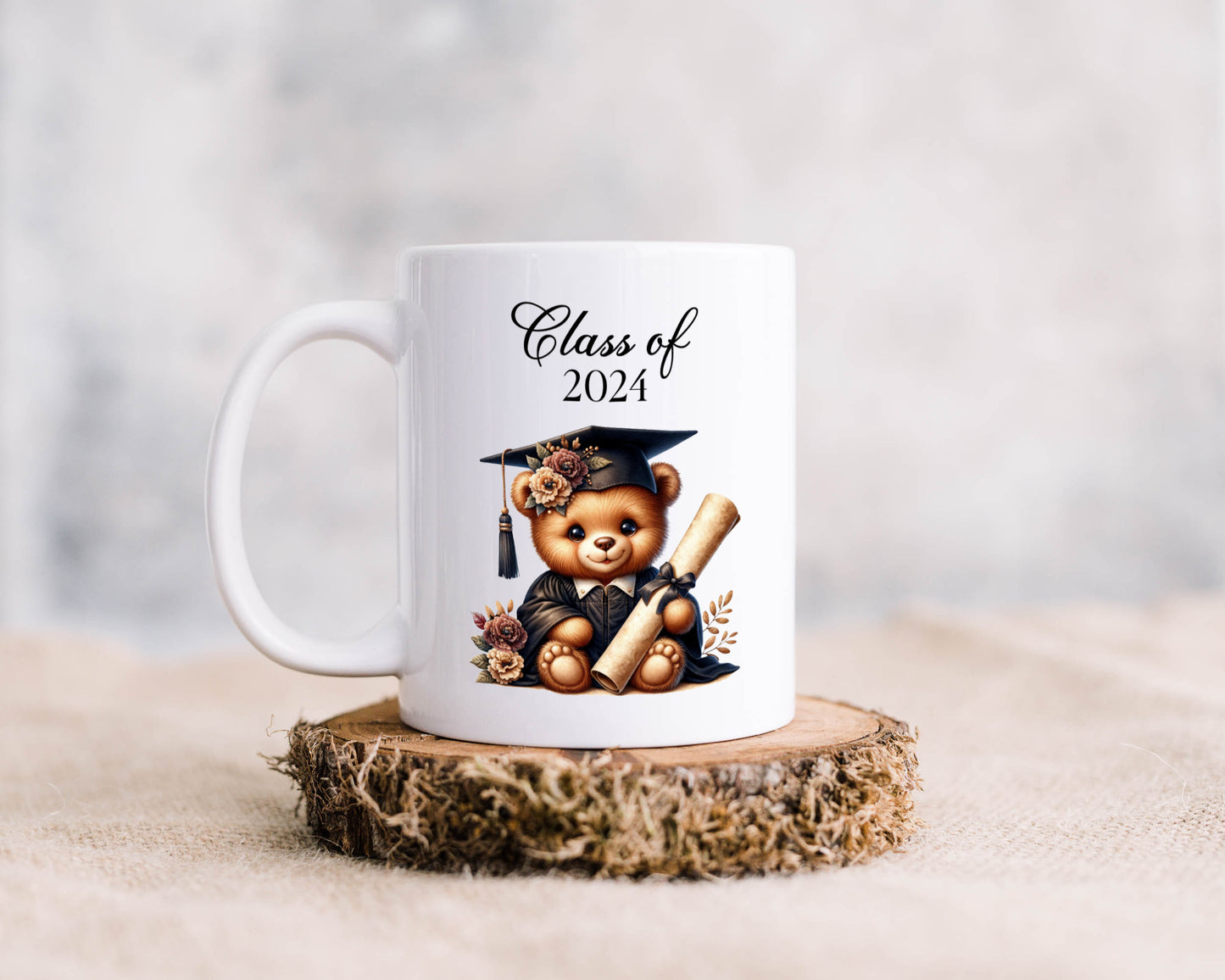 Graduation Teddy Mug