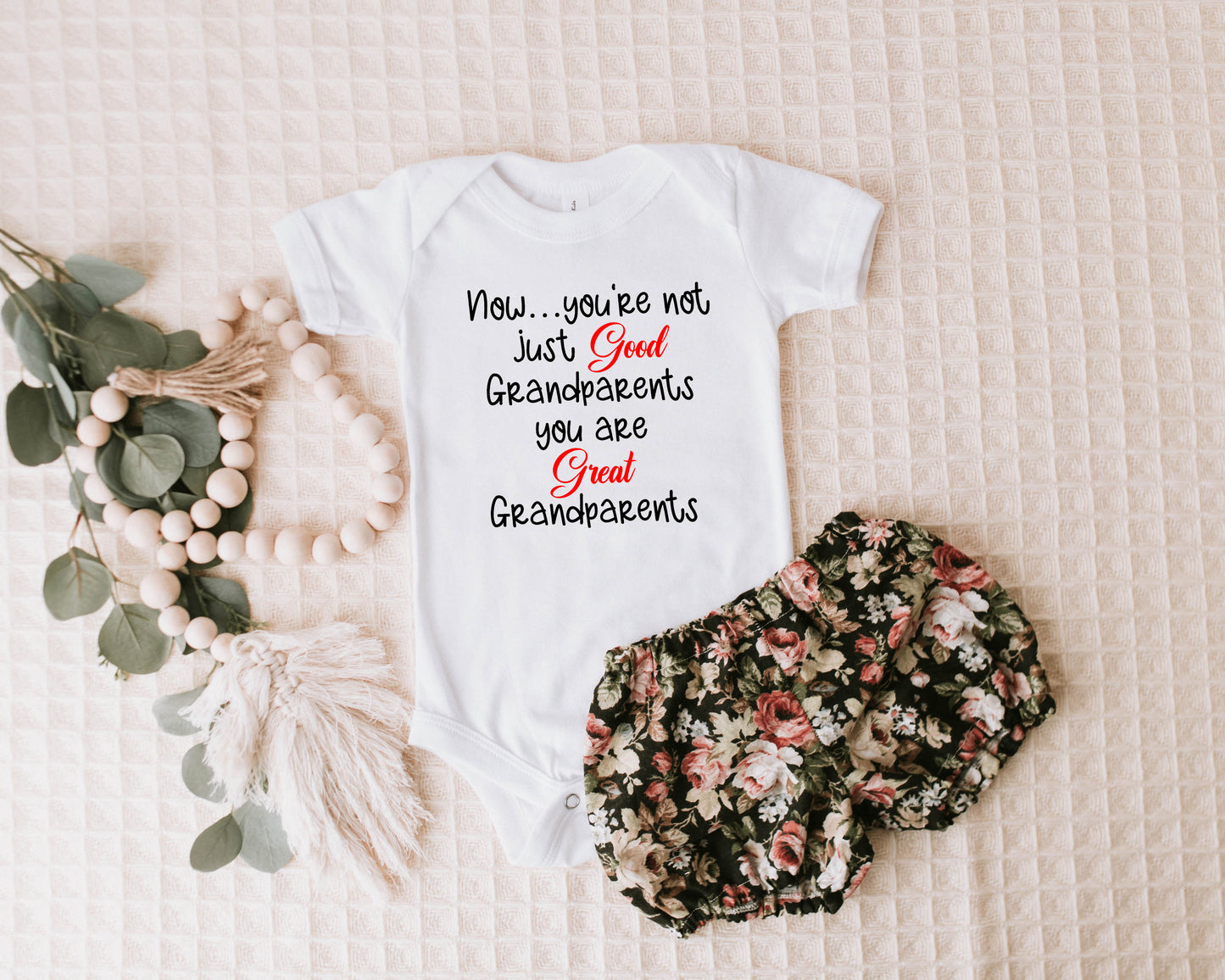 Great Grandparents Announcement Onesie