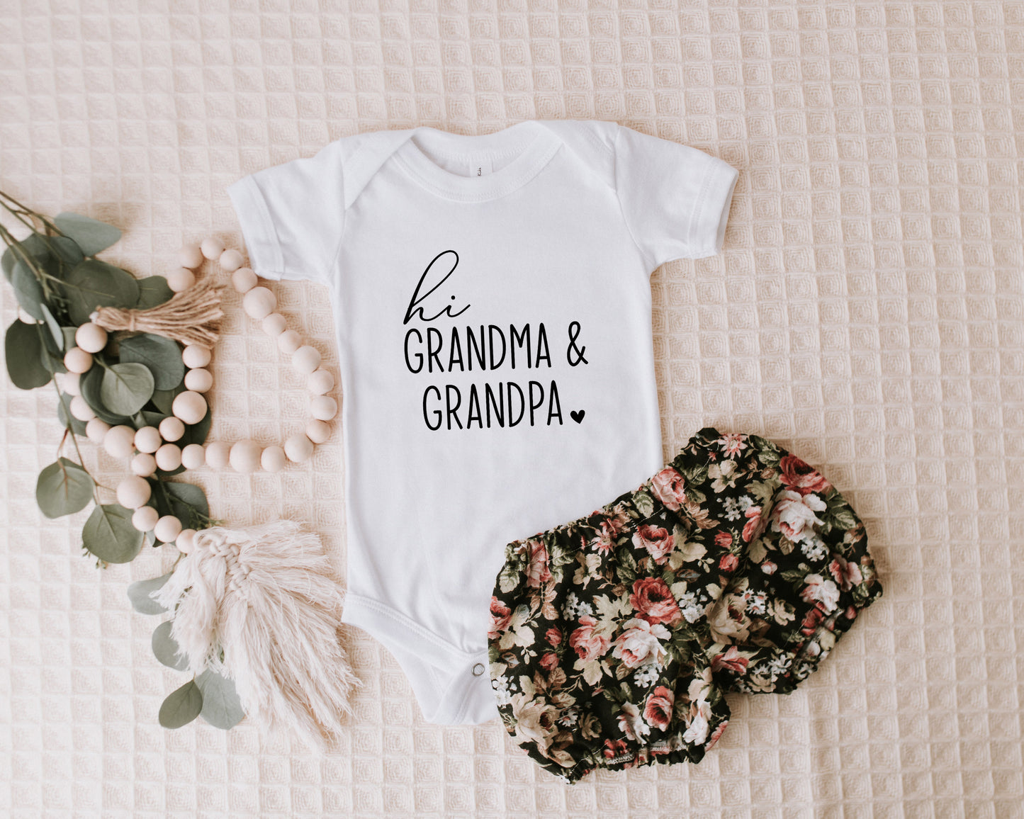 Hi Grandma and Grandpa Onesie