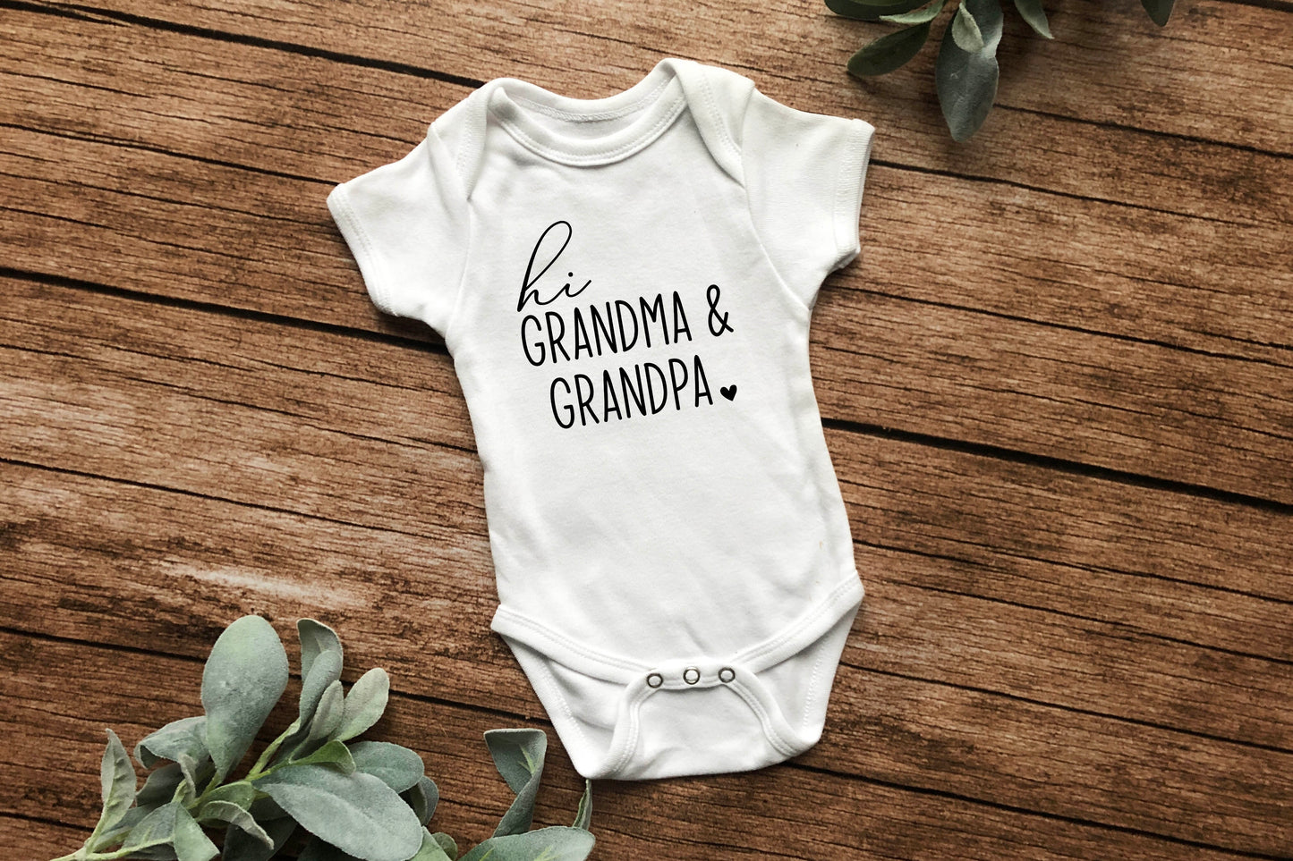 Hi Grandma and Grandpa Onesie