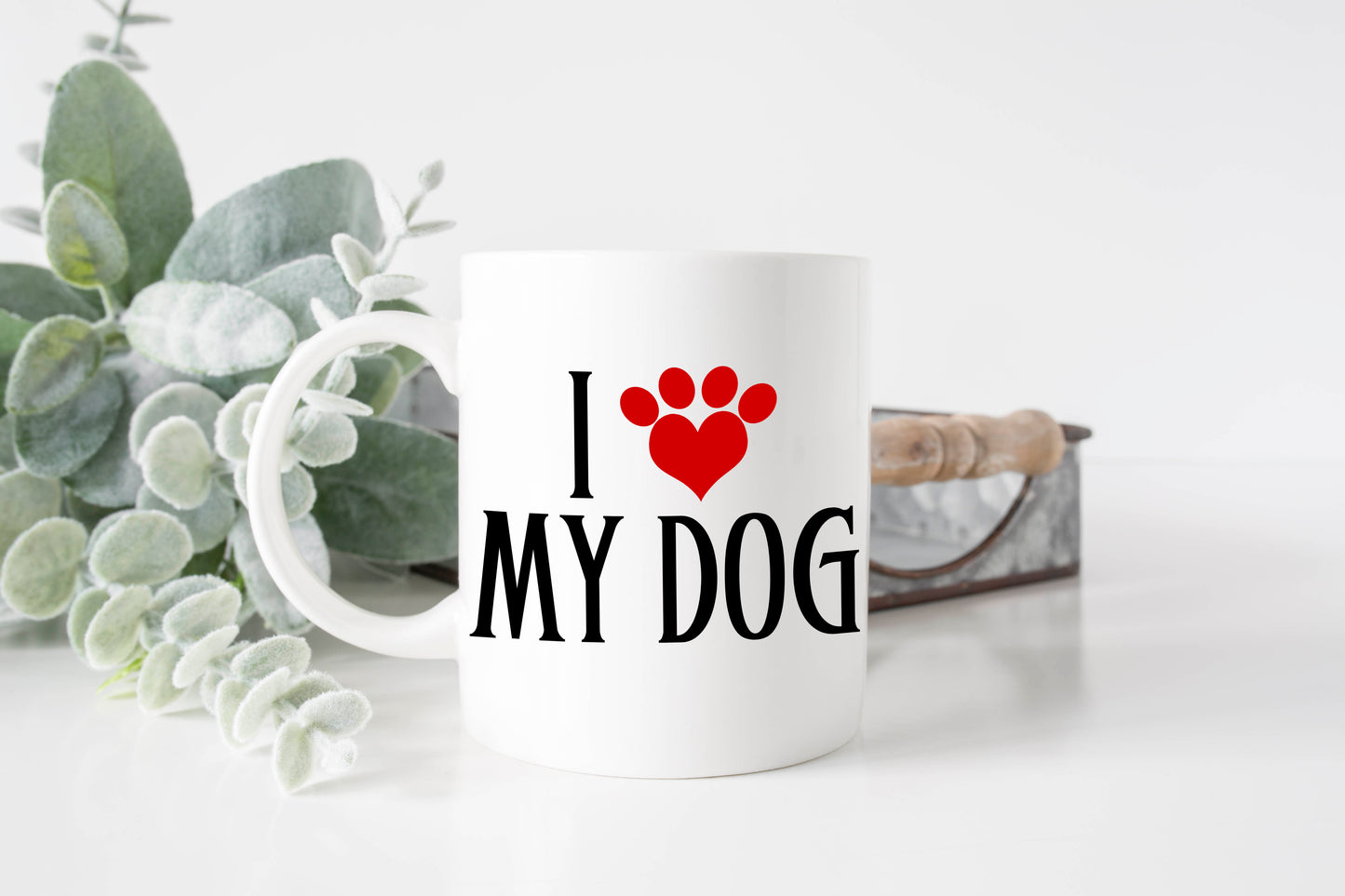 I Love My Dog Mug