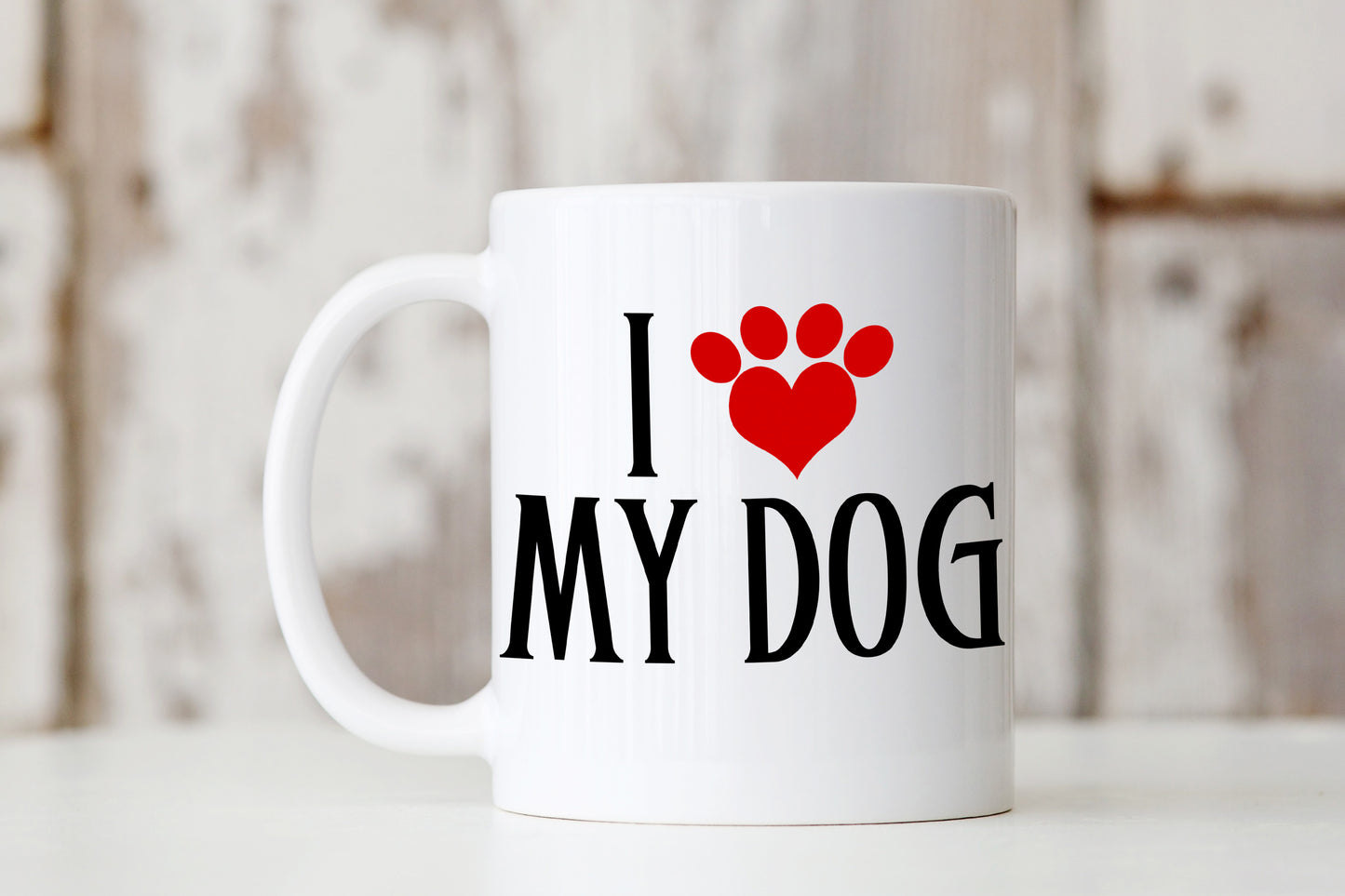 I Love My Dog Mug