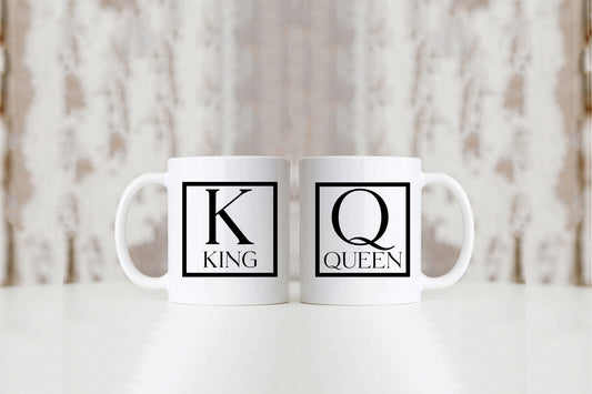 King and Queen Mugs