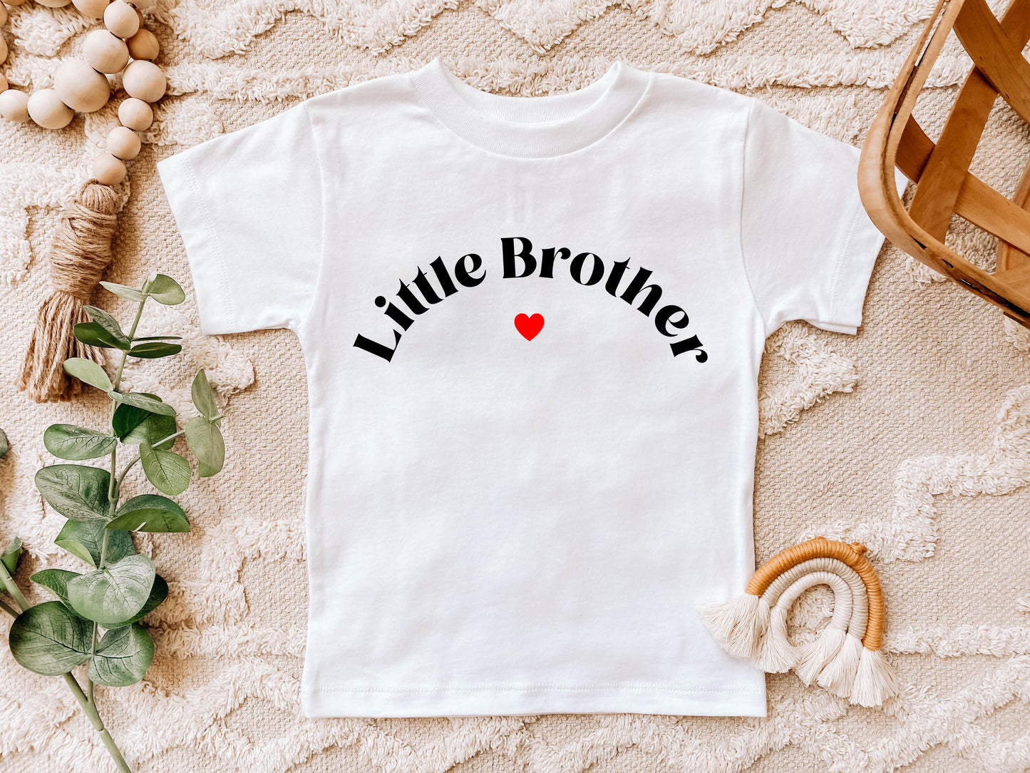 Big Sister/Brother with Heart Onesie/Toddler Shirt