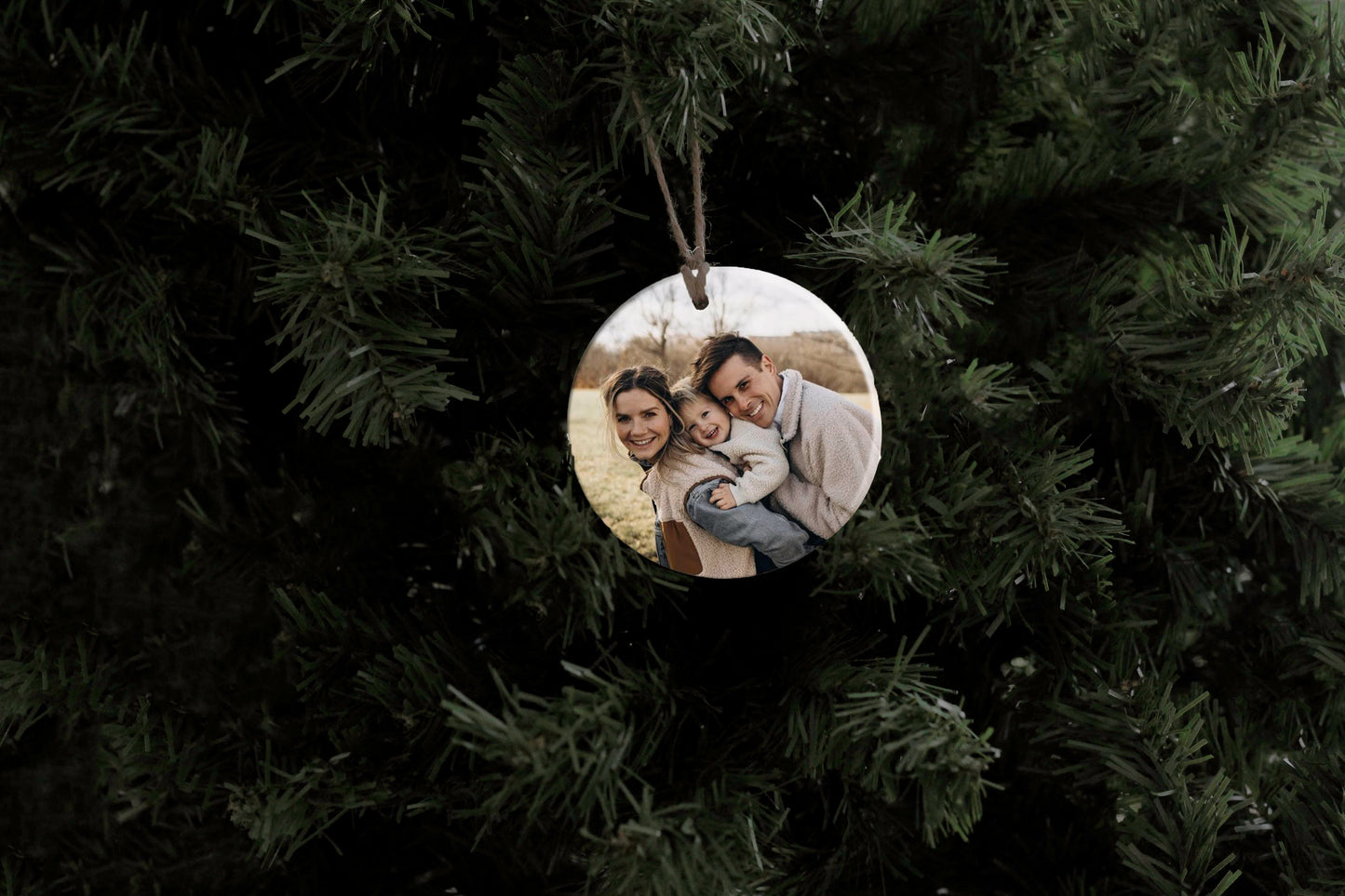 Ceramic Photo Ornament