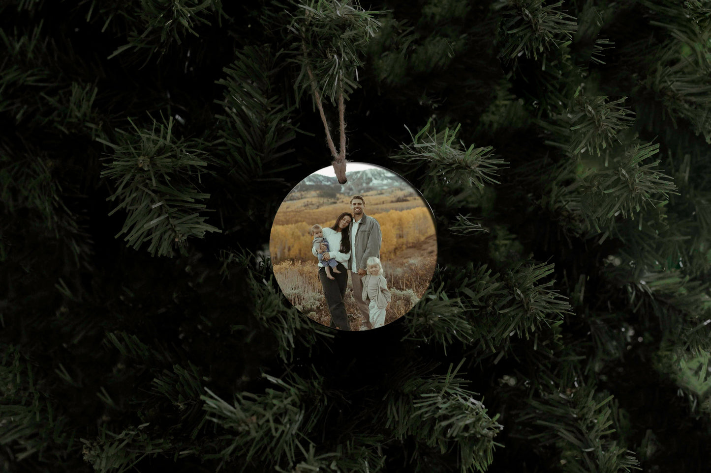 Ceramic Photo Ornament