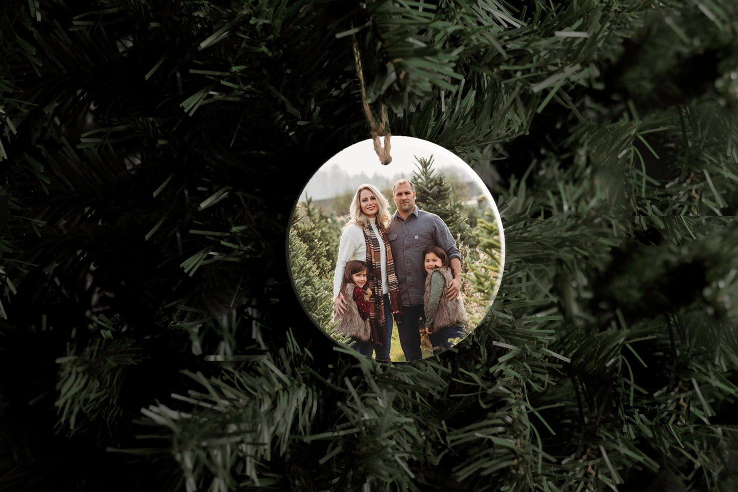 Ceramic Photo Ornament