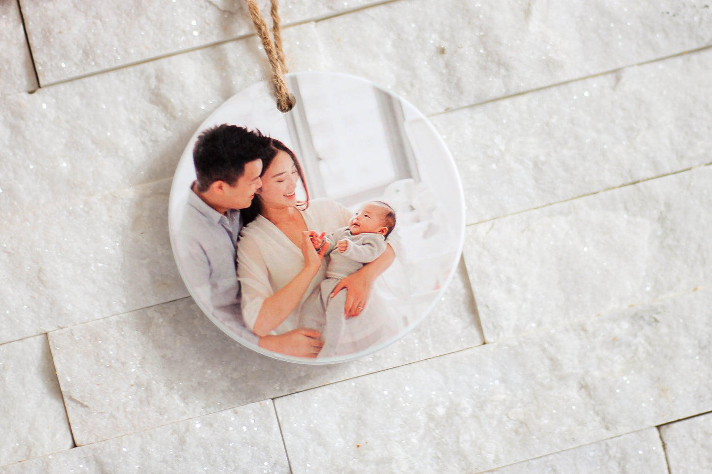 Ceramic Photo Ornament