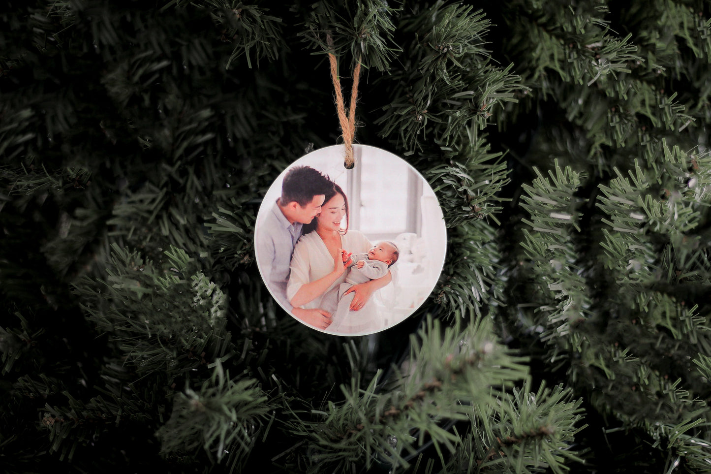 Ceramic Photo Ornament