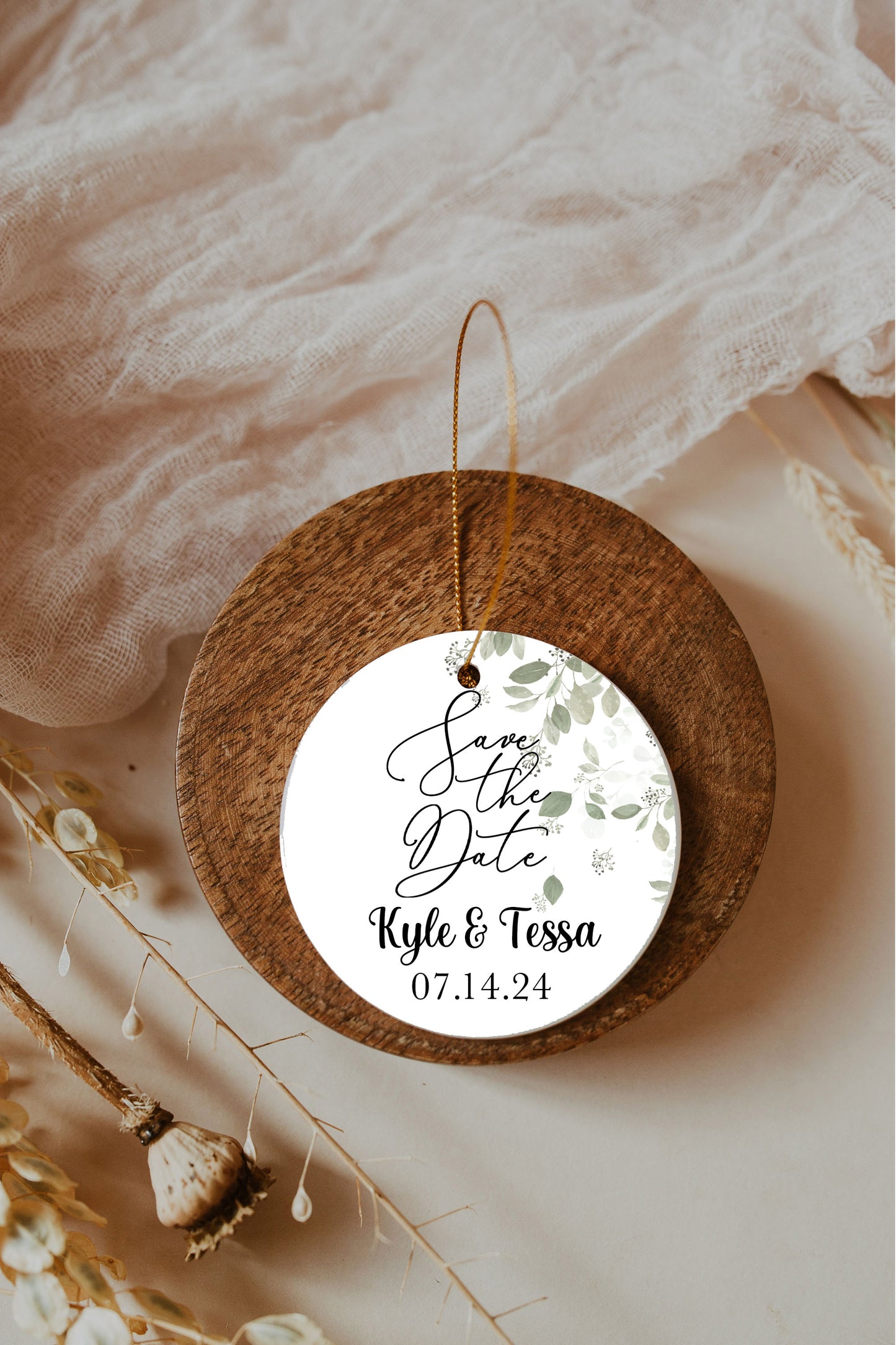 Save The Date Ornament