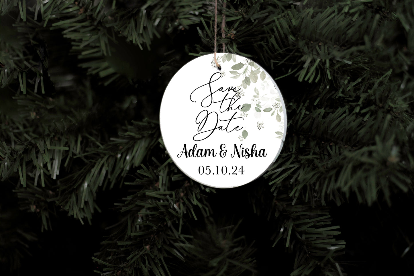 Save The Date Ornament