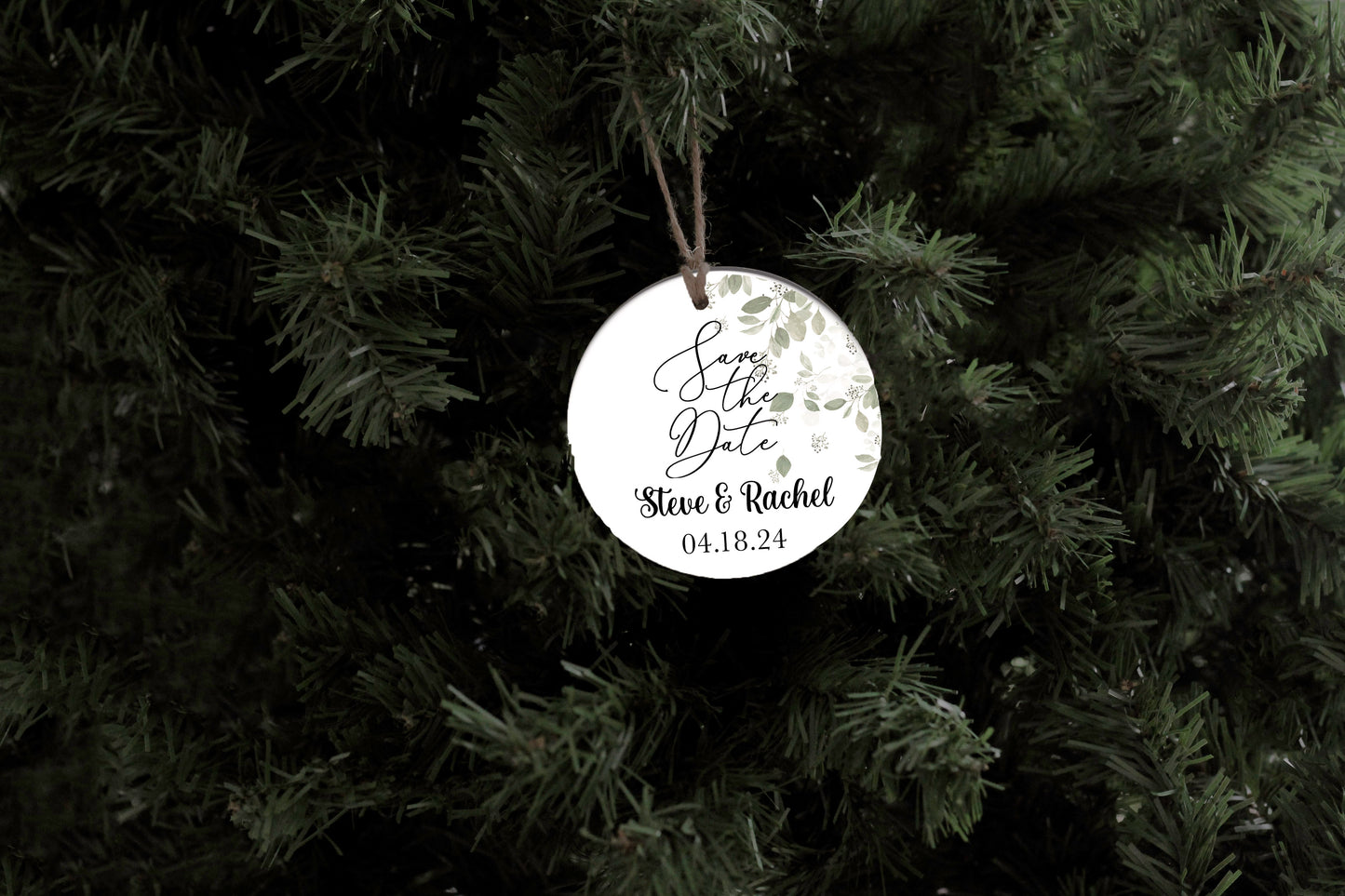 Save The Date Ornament