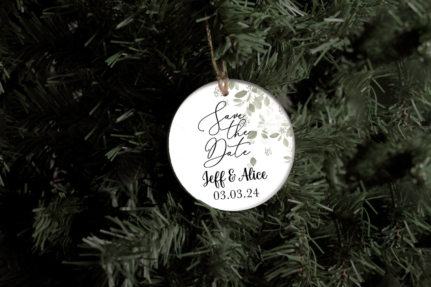 Save The Date Ornament