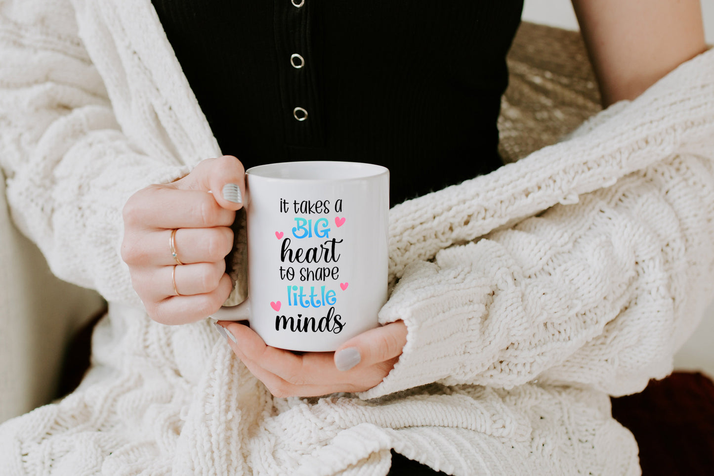 Big Heart, Little Minds Mug