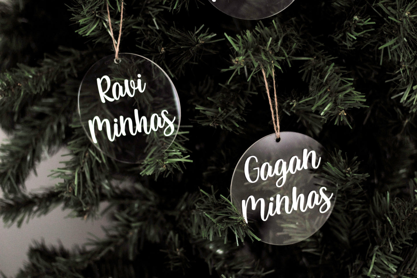 Acrylic Name Ornament