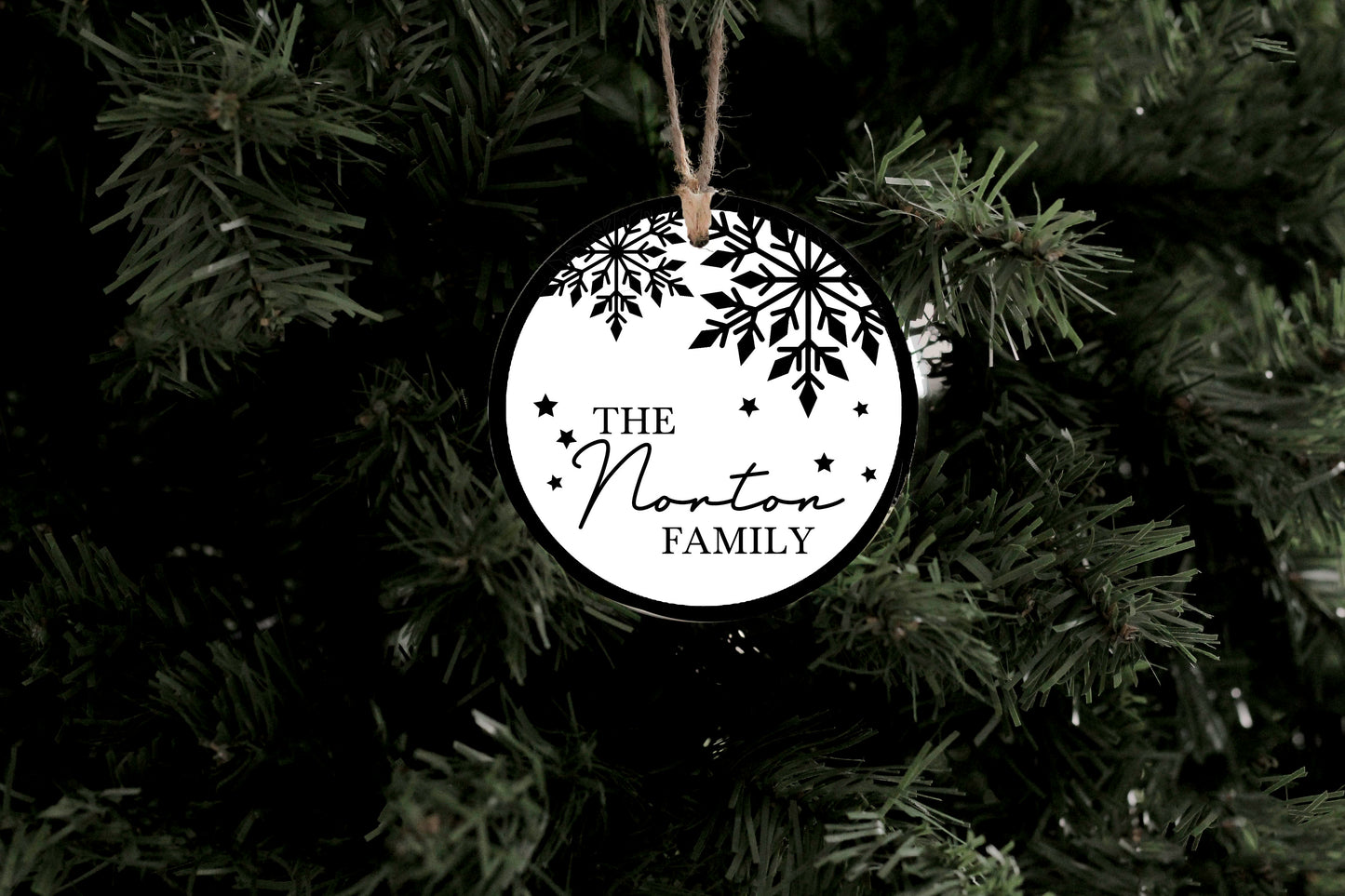 Family Snowflake Ornament