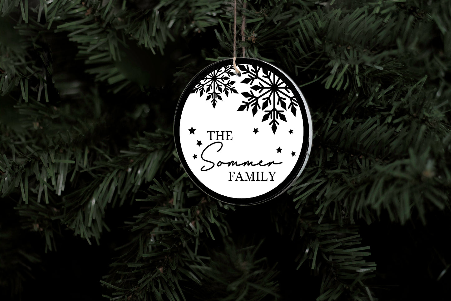 Family Snowflake Ornament