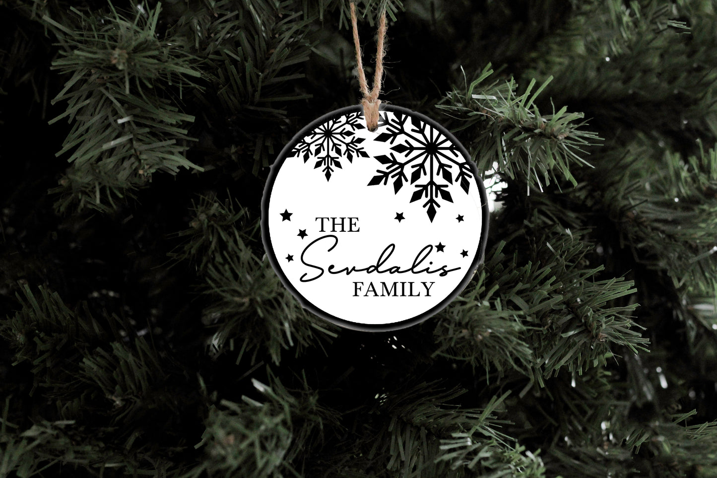 Family Snowflake Ornament