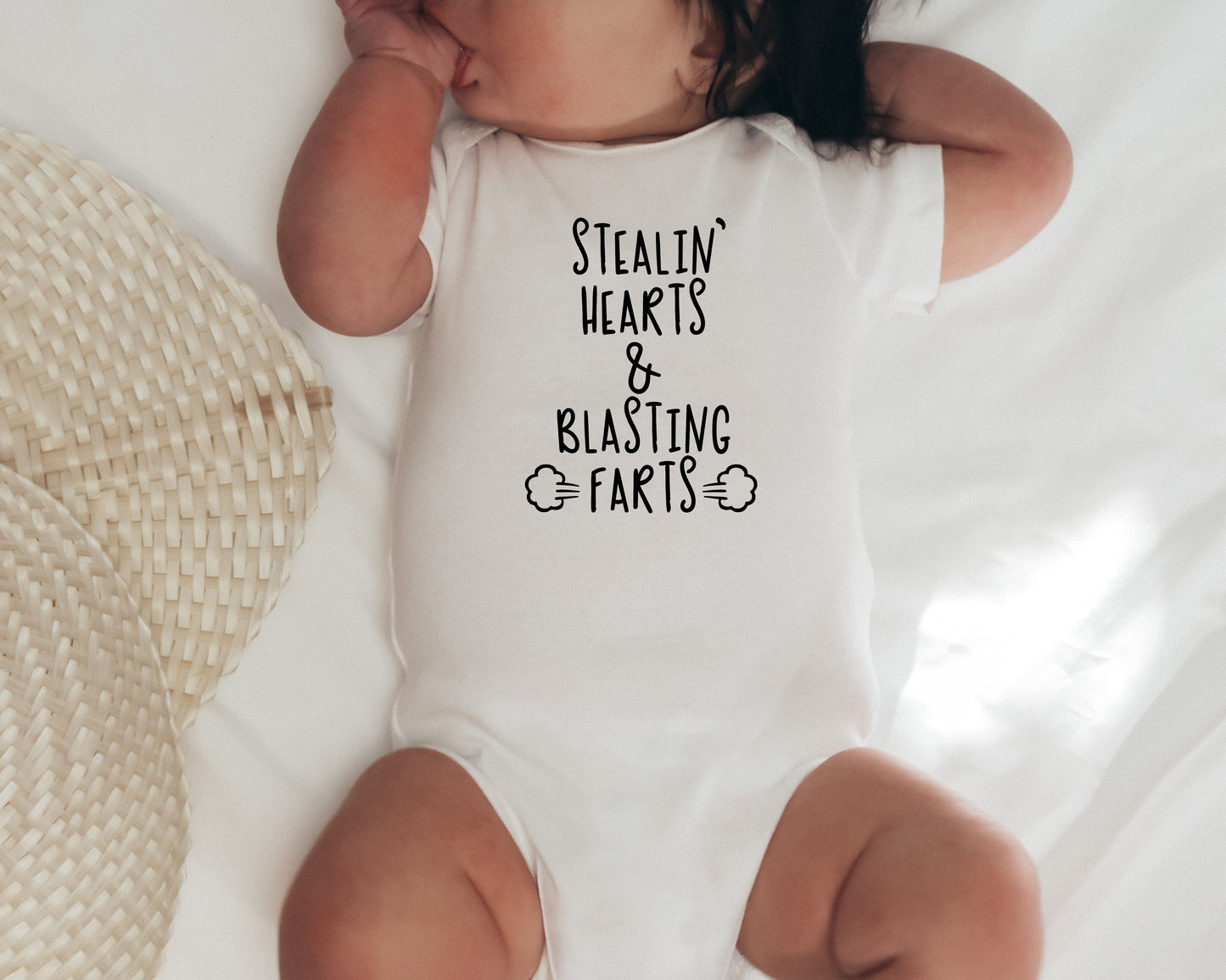 Stealin' Hearts & Blasting Farts Onesie/Shirt