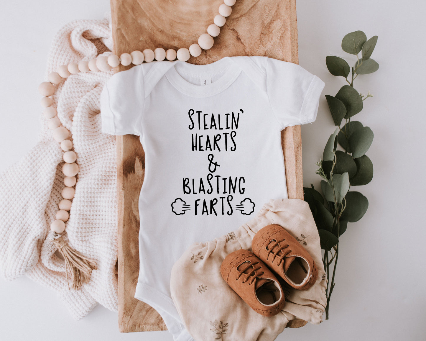 Stealin' Hearts & Blasting Farts Onesie/Shirt