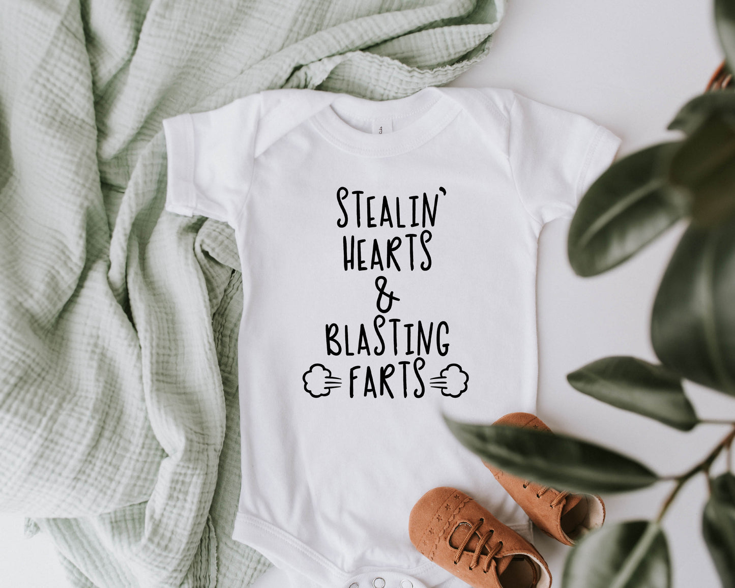 Stealin' Hearts & Blasting Farts Onesie/Shirt